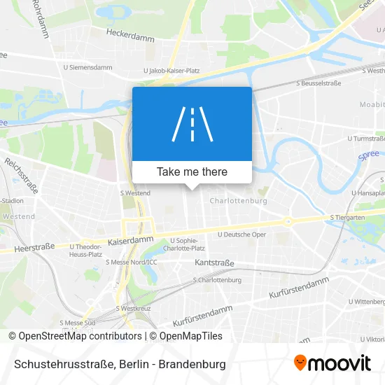 Карта Schustehrusstraße