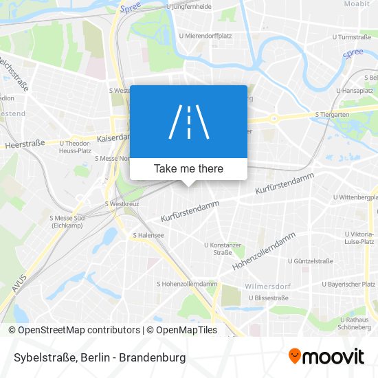 Sybelstraße map