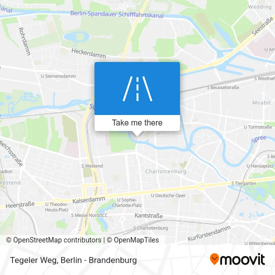 Карта Tegeler Weg