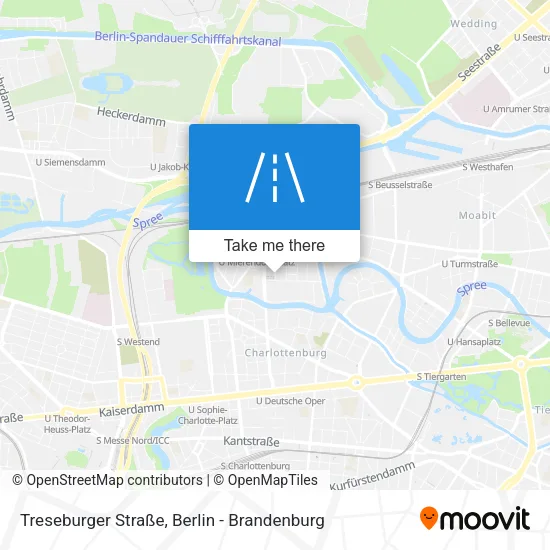 Карта Treseburger Straße