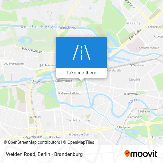 Weidenweg map