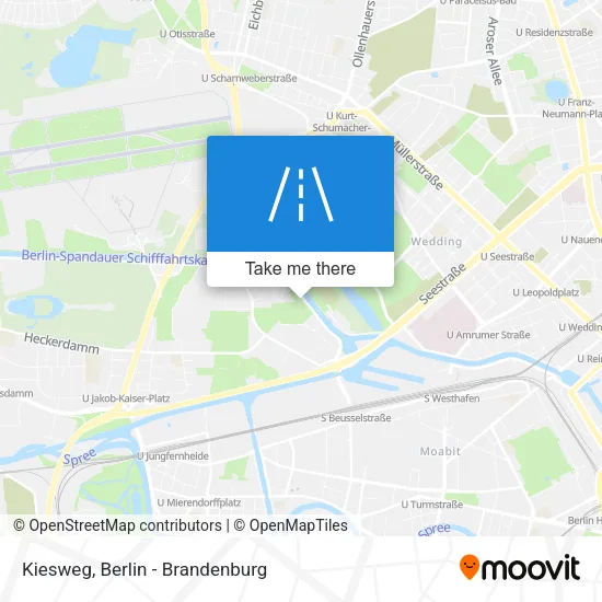 Карта Kiesweg