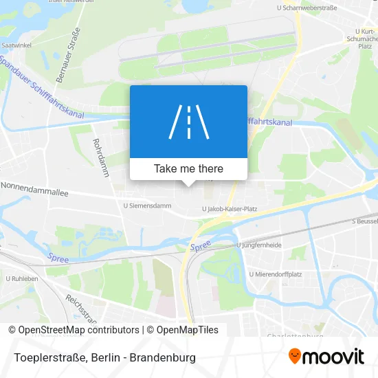 Карта Toeplerstraße