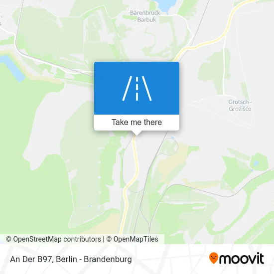 An Der B97 map