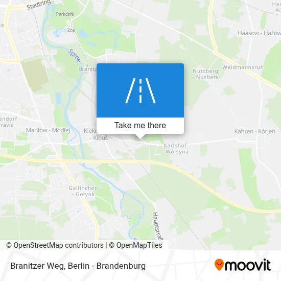 Branitzer Weg map