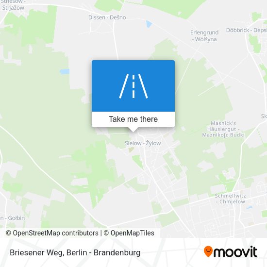 Briesener Weg map