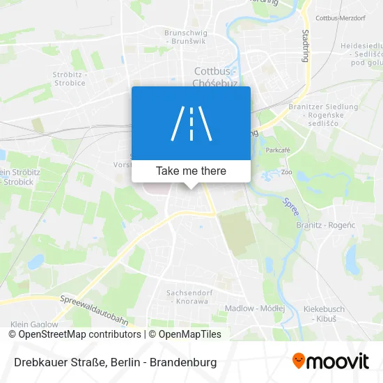 Drebkauer Straße map