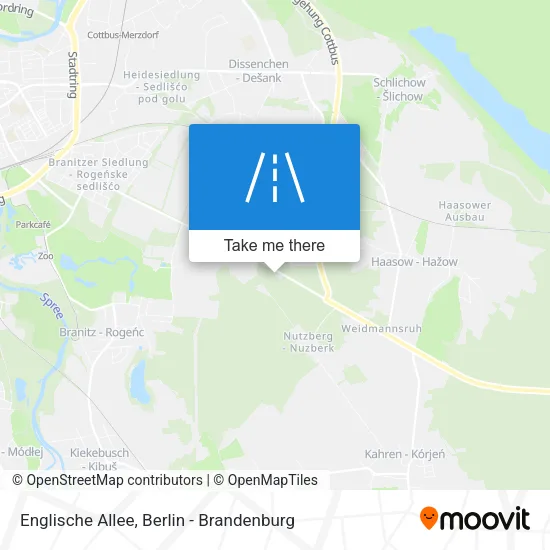 Карта Englische Allee