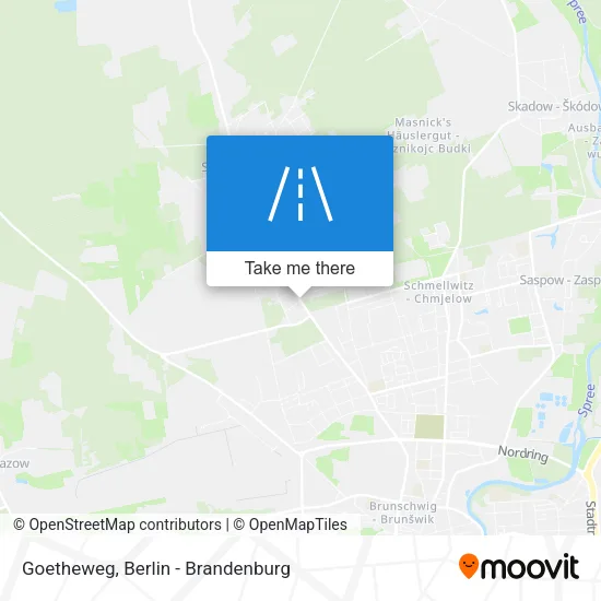 Карта Goetheweg