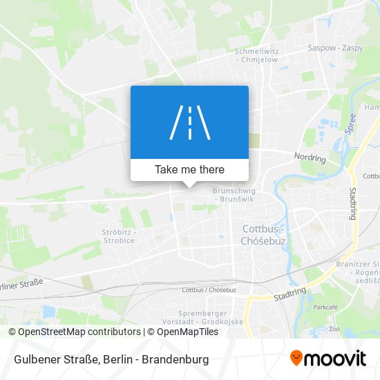 Gulbener Straße map