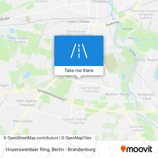 Hoyerswerdaer Ring map