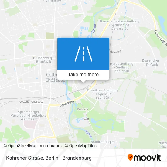 Карта Kahrener Straße
