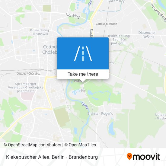 Kiekebuscher Allee map
