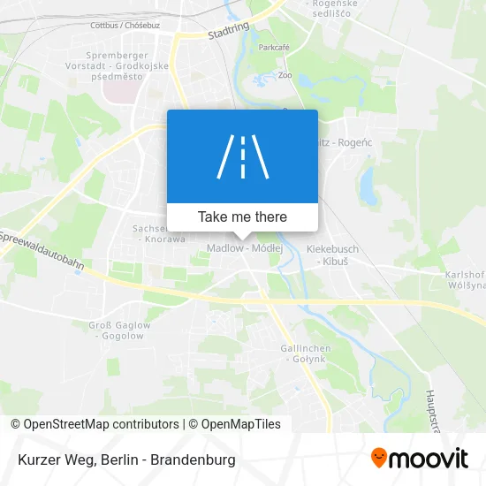 Карта Kurzer Weg