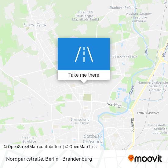 Nordparkstraße map