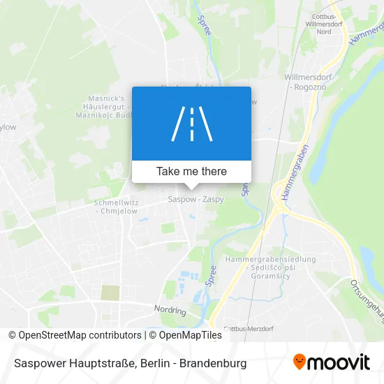 Карта Saspower Hauptstraße