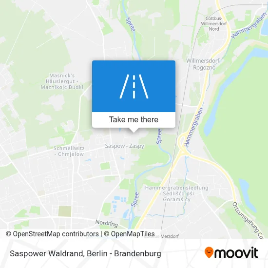 Saspower Waldrand map