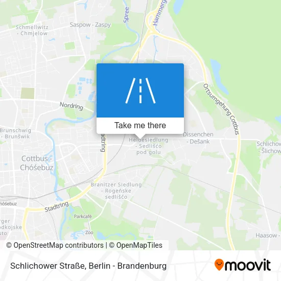 Карта Schlichower Straße
