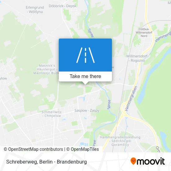 Карта Schreberweg