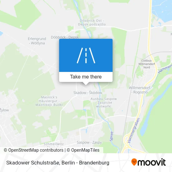 Карта Skadower Schulstraße