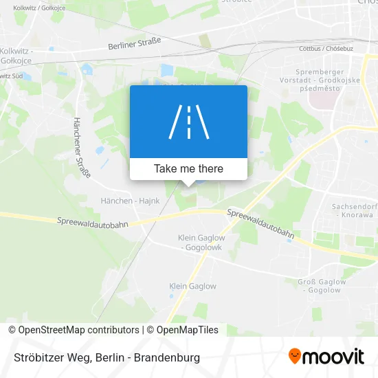 Карта Ströbitzer Weg