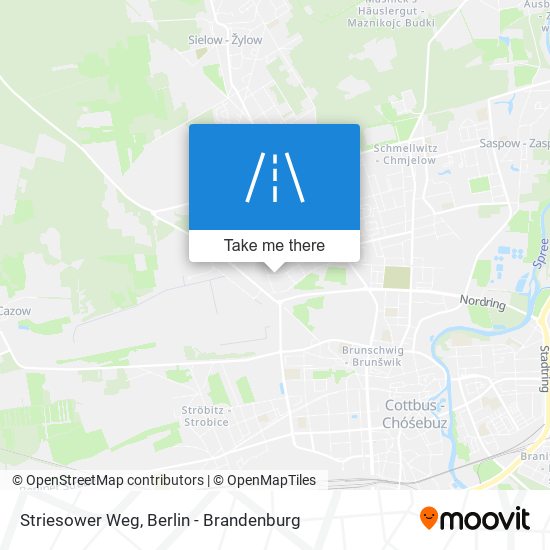 Карта Striesower Weg