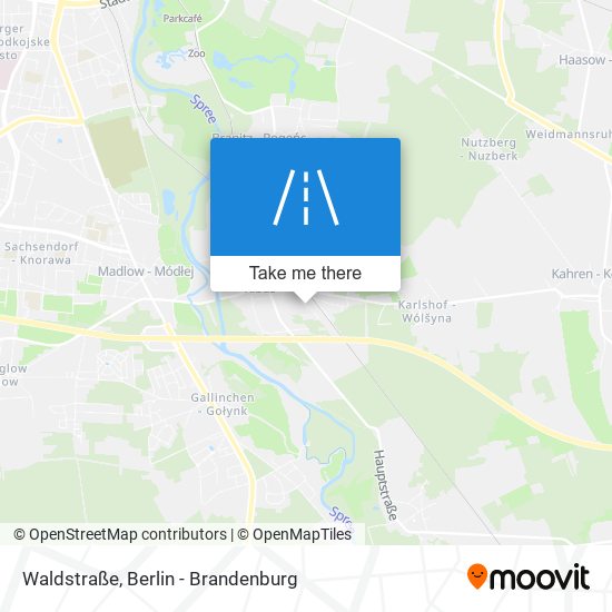 Waldstraße map