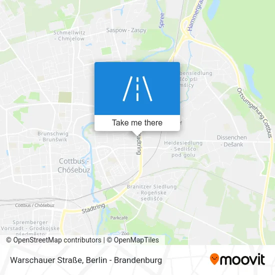Карта Warschauer Straße