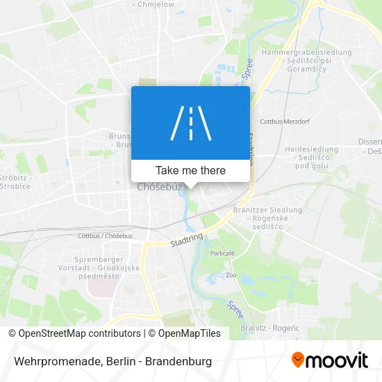 Wehrpromenade map