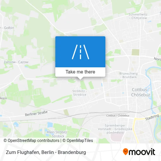 Zum Flughafen map