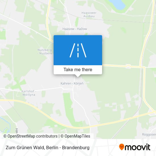 Zum Grünen Wald map