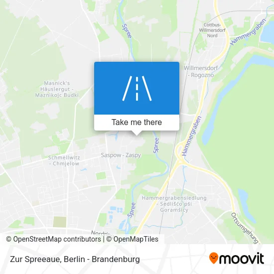 Карта Zur Spreeaue