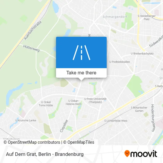 Карта Auf Dem Grat