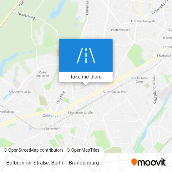 Карта Balbronner Straße