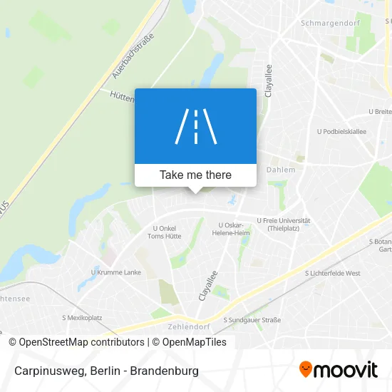 Карта Carpinusweg