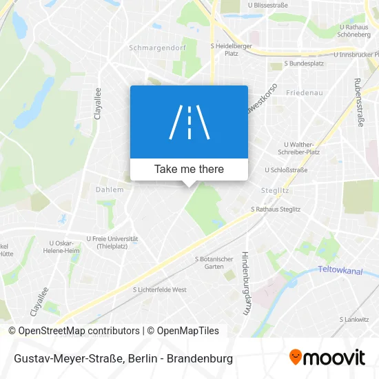 Карта Gustav-Meyer-Straße