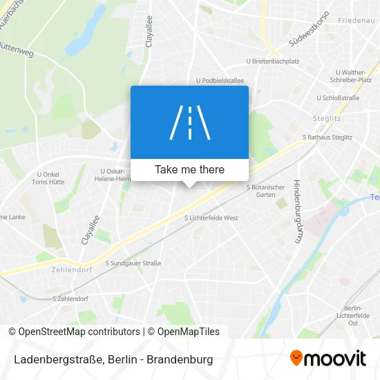 Карта Ladenbergstraße