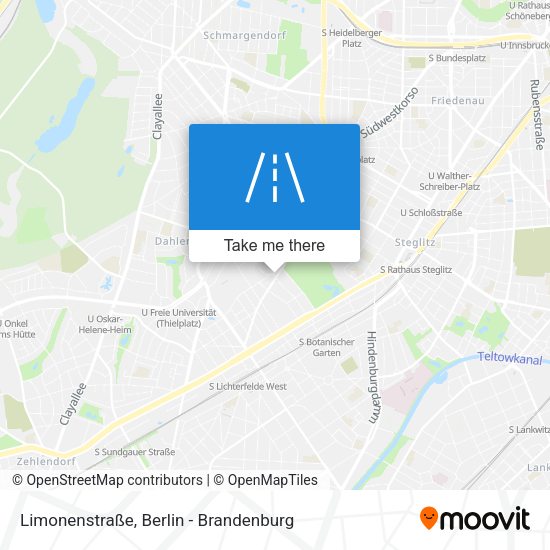 Limonenstraße map