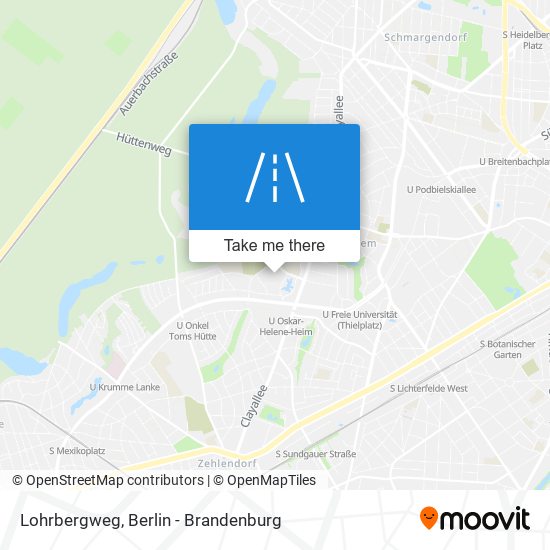 Lohrbergweg map