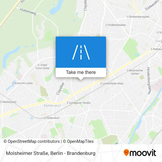 Карта Molsheimer Straße