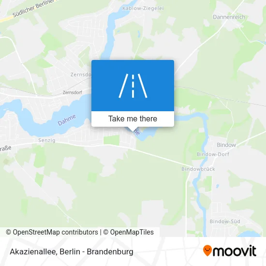 Карта Akazienallee