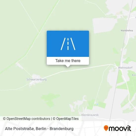 Карта Alte Poststraße