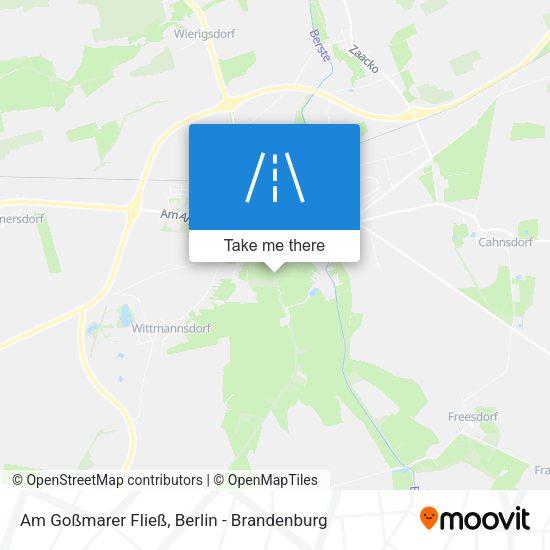 Am Goßmarer Fließ map