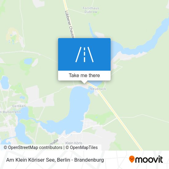 Am Klein Köriser See map