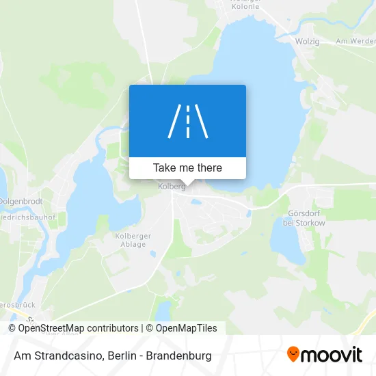 Am Strandcasino map