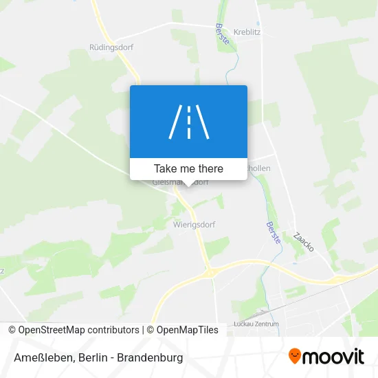 Карта Ameßleben