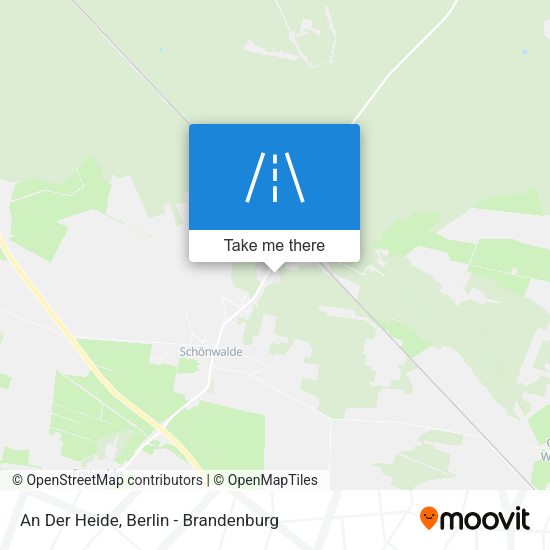 An Der Heide map