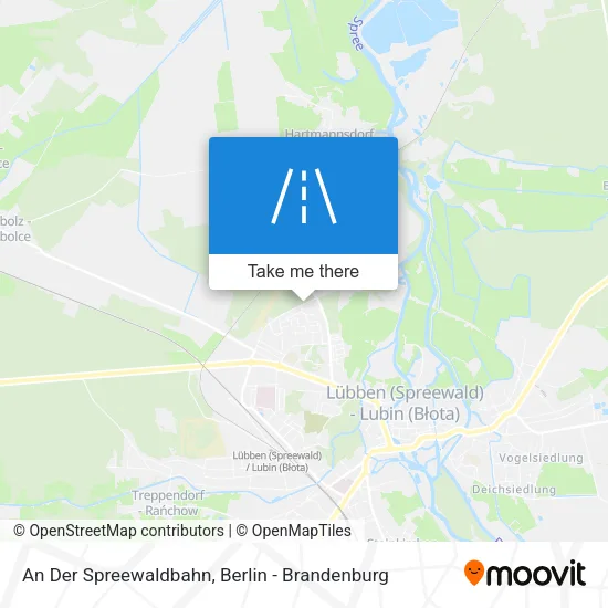 Карта An Der Spreewaldbahn
