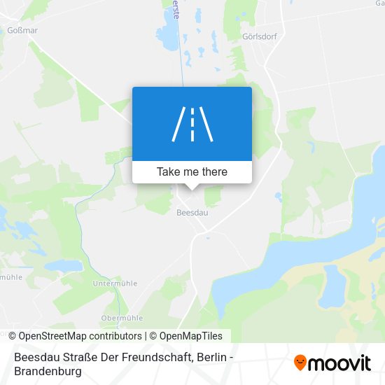 Beesdau Straße Der Freundschaft map