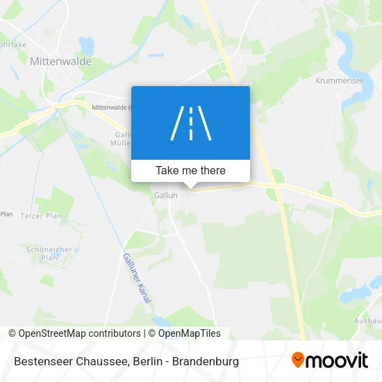 Карта Bestenseer Chaussee